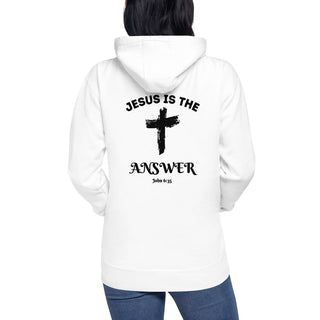 Jesus Is The Answer Unisex Hoodie ShellMiddy Jesus Is The Answer Unisex Hoodie Coats & Jackets unisex-premium-hoodie-white-back-65051250d966a unisex-premium-hoodie-white-back-65051250d966a-6