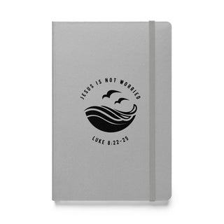 Jesus is Not Worried Hardcover Journal -Use code STKRSFREE for a free Cheerup sticker pack ShellMiddy Jesus is Not Worried Hardcover Journal -Use code STKRSFREE for a free Cheerup sticker pack Notebook hardcover-bound-notebook-silver-front-6514e5a005577 hardcover-bound-notebook-silver-front-6514e5a005577-7