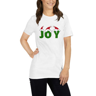 Joy Santa Hat T-Shirt ShellMiddy Joy Santa Hat T-Shirt Shirts & Tops unisex-basic-softstyle-t-shirt-white-right-front-636947b27a6c6 unisex-basic-softstyle-t-shirt-white-right-front-636947b27a6c6-9
