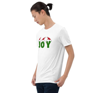 Joy Santa Hat T-Shirt ShellMiddy Joy Santa Hat T-Shirt Shirts & Tops unisex-basic-softstyle-t-shirt-white-left-front-636947b278328 unisex-basic-softstyle-t-shirt-white-left-front-636947b278328-7