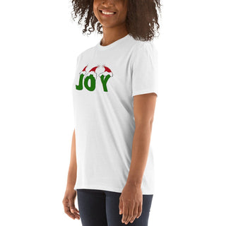 Joy Santa Hat T-Shirt ShellMiddy Joy Santa Hat T-Shirt Shirts & Tops unisex-basic-softstyle-t-shirt-white-left-front-636947b282a74 unisex-basic-softstyle-t-shirt-white-left-front-636947b282a74-5