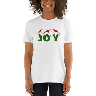 Joy Santa Hat T-Shirt ShellMiddy Joy Santa Hat T-Shirt Shirts & Tops unisex-basic-softstyle-t-shirt-white-front-636947b272e85 unisex-basic-softstyle-t-shirt-white-front-636947b272e85-8