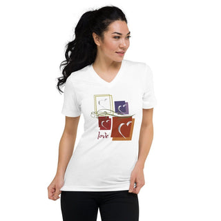 Lots of Love T-Shirt ShellMiddy Lots of Love T-Shirt Shirts & Tops unisex-v-neck-tee-white-front-62d326b6b8b17 unisex-v-neck-tee-white-front-62d326b6b8b17-3