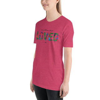 Loved T-shirt ShellMiddy Loved T-shirt Shirts & Tops unisex-staple-t-shirt-heather-raspberry-left-front-63e1f4fa48d19 unisex-staple-t-shirt-heather-raspberry-left-front-63e1f4fa48d19-4