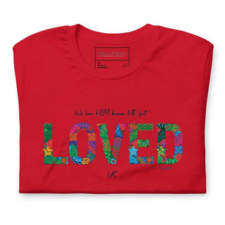 Loved T-shirt ShellMiddy Loved T-shirt Shirts & Tops unisex-staple-t-shirt-red-front-6459bf9ade0dc unisex-staple-t-shirt-red-front-6459bf9ade0dc-2