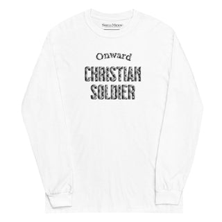 Onward Christian Soldier Shirt ShellMiddy Onward Christian Soldier Shirt Shirts & Tops mens-long-sleeve-shirt-white-front-64080e511f4f3 mens-long-sleeve-shirt-white-front-64080e511f4f3-0