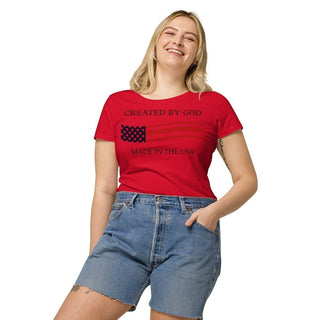 Organic Created & Made USA Flag T-shirt ShellMiddy Organic Created & Made USA Flag T-shirt Shirts & Tops womens-basic-organic-t-shirt-red-front-2-6311807c31835 womens-basic-organic-t-shirt-red-front-2-6311807c31835-0