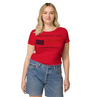 Organic Created & Made USA Flag T-shirt ShellMiddy Organic Created & Made USA Flag T-shirt Shirts & Tops womens-basic-organic-t-shirt-red-front-6311807c30597 womens-basic-organic-t-shirt-red-front-6311807c30597-4
