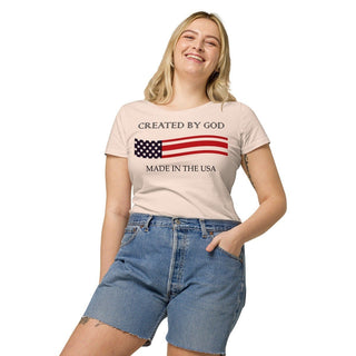 Organic Created & Made USA Flag T-shirt ShellMiddy Organic Created & Made USA Flag T-shirt Shirts & Tops womens-basic-organic-t-shirt-creamy-pink-front-2-6311807c4290a womens-basic-organic-t-shirt-creamy-pink-front-2-6311807c4290a-1