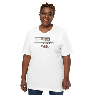 Patience Persistence Prayer T-Shirt ShellMiddy Patience Persistence Prayer T-Shirt Shirts & Tops unisex-staple-t-shirt-white-front-62d20401594f9 unisex-staple-t-shirt-white-front-62d20401594f9-8