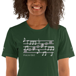 Psalm 150 Musical Notes T-shirt ShellMiddy Psalm 150 Musical Notes T-shirt Shirts & Tops unisex-staple-t-shirt-forest-zoomed-in-6363f36a074e0 unisex-staple-t-shirt-forest-zoomed-in-6363f36a074e0-2