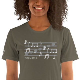 Psalm 150 Musical Notes T-shirt ShellMiddy Psalm 150 Musical Notes T-shirt Shirts & Tops unisex-staple-t-shirt-army-zoomed-in-6363f36a21a51 unisex-staple-t-shirt-army-zoomed-in-6363f36a21a51-2