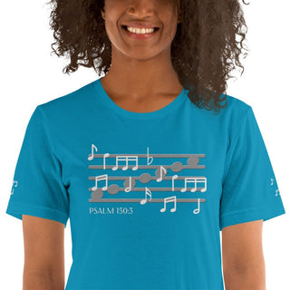 Psalm 150 Musical Notes T-shirt ShellMiddy Psalm 150 Musical Notes T-shirt Shirts & Tops unisex-staple-t-shirt-aqua-zoomed-in-6363f36a4af7a unisex-staple-t-shirt-aqua-zoomed-in-6363f36a4af7a-9