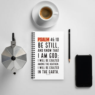 Psalm 46:10 Bible Quote Spiral Notebook ShellMiddy Psalm 46:10 Bible Quote Spiral Notebook Notebook spiral-notebook-white-front-63c7130f7a4fe spiral-notebook-white-front-63c7130f7a4fe-2