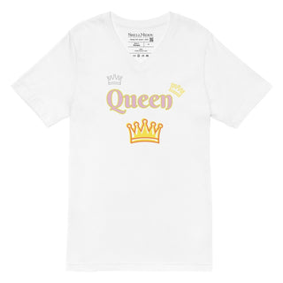 Queen T-Shirt ShellMiddy Queen T-Shirt Shirts & Tops unisex-v-neck-tee-white-front-62d24cda68b7b unisex-v-neck-tee-white-front-62d24cda68b7b-1