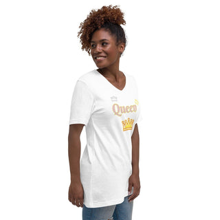 Queen T-Shirt ShellMiddy Queen T-Shirt Shirts & Tops unisex-v-neck-tee-white-right-front-62d24cda6f8ec unisex-v-neck-tee-white-right-front-62d24cda6f8ec-9