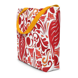 Red Floral All-Over Print Large Tote Bag ShellMiddy Red Floral All-Over Print Large Tote Bag Bag all-over-print-large-tote-bag-w-pocket-yellow-front-6438c4a98bf73 all-over-print-large-tote-bag-w-pocket-yellow-front-6438c4a98bf73-9
