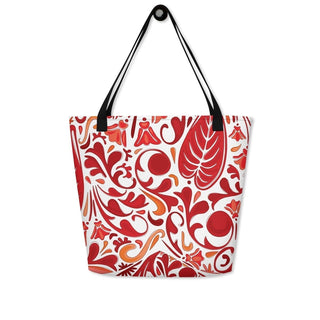Red Floral All-Over Print Large Tote Bag ShellMiddy Red Floral All-Over Print Large Tote Bag Bag all-over-print-large-tote-bag-w-pocket-black-back-6438c4a98bb6a all-over-print-large-tote-bag-w-pocket-black-back-6438c4a98bb6a-4