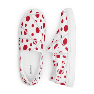 Red Polka Dot Slip-on Canvas Shoes ShellMiddy Red Polka Dot Slip-on Canvas Shoes Shoes Red Polka Dot Slip-on Canvas Shoes Graphic Print womens-slip-on-canvas-shoes-white-front-62ba296a7a432 womens-slip-on-canvas-shoes-white-front-62ba296a7a432-1
