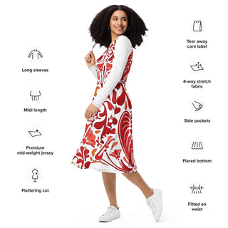 Shades of Red Midi Dress ShellMiddy Shades of Red Midi Dress Dress all-over-print-long-sleeve-midi-dress-white-left-front-643867190c8cf all-over-print-long-sleeve-midi-dress-white-left-front-643867190c8cf-0