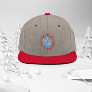 Snowflake For HIS Glory Snapback Hat ShellMiddy Snowflake For HIS Glory Snapback Hat Hat classic-snapback-heather-grey-red-front-2-635f05770bfd2 classic-snapback-heather-grey-red-front-2-635f05770bfd2-7