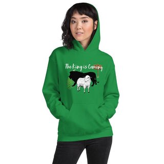 The King Is Coming Hoodie ShellMiddy The King Is Coming Hoodie Coats & Jackets unisex-heavy-blend-hoodie-irish-green-front-6318152b0c7b4 unisex-heavy-blend-hoodie-irish-green-front-6318152b0c7b4-8