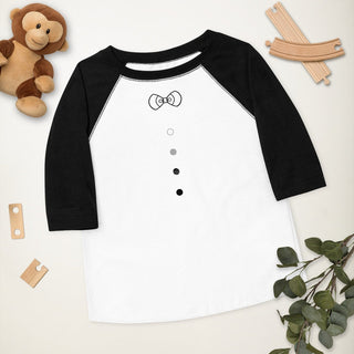 Toddler Bow Tie Baseball Shirt ShellMiddy Toddler Bow Tie Baseball Shirt Shirts & Tops toddler-baseball-shirt-white-solid-black-front-6344ad7bec119 toddler-baseball-shirt-white-solid-black-front-6344ad7bec119-8