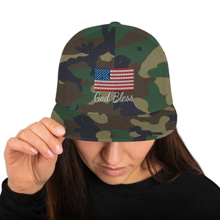 USA Flag Patriotic Snapback Hat ShellMiddy USA Flag Patriotic Snapback Hat Hat classic-snapback-green-camo-front-6493b1b02265f classic-snapback-green-camo-front-6493b1b02265f-8