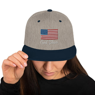 USA Flag Patriotic Snapback Hat ShellMiddy USA Flag Patriotic Snapback Hat Hat classic-snapback-heather-grey-navy-front-6493b1b022a5b classic-snapback-heather-grey-navy-front-6493b1b022a5b-2