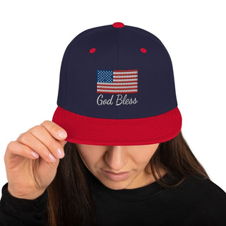 USA Flag Patriotic Snapback Hat ShellMiddy USA Flag Patriotic Snapback Hat Hat classic-snapback-navy-red-front-6493b1b022407 classic-snapback-navy-red-front-6493b1b022407-9