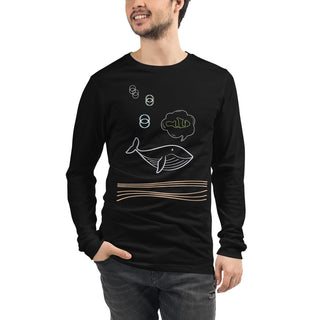 Under Water Whale T-Shirt ShellMiddy Under Water Whale T-Shirt Shirts & Tops Under Water Whale T-Shirt black long sleeve unisex-long-sleeve-tee-black-front-6245e5d8e8f7b unisex-long-sleeve-tee-black-front-6245e5d8e8f7b-8