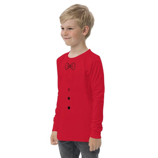 Youth Bow Tie Long Sleeve T-Shirt ShellMiddy Youth Bow Tie Long Sleeve T-Shirt Shirts & Tops youth-long-sleeve-tee-red-left-front-6344adff35561 youth-long-sleeve-tee-red-left-front-6344adff35561-6