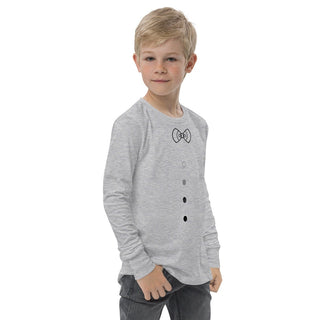 Youth Bow Tie Long Sleeve T-Shirt ShellMiddy Youth Bow Tie Long Sleeve T-Shirt Shirts & Tops youth-long-sleeve-tee-athletic-heather-right-front-6344adff35757 youth-long-sleeve-tee-athletic-heather-right-front-6344adff35757-2