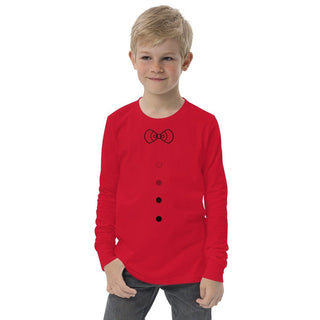 Youth Bow Tie Long Sleeve T-Shirt ShellMiddy Youth Bow Tie Long Sleeve T-Shirt Shirts & Tops youth-long-sleeve-tee-red-front-6344adff354c4 youth-long-sleeve-tee-red-front-6344adff354c4-4
